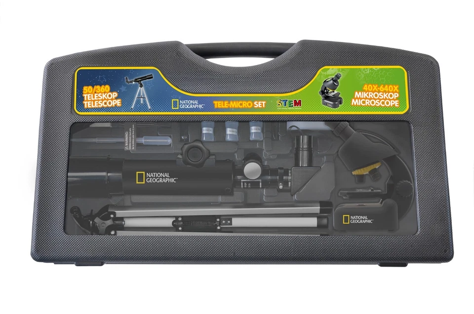 National Geographic Compact Telescope and Microscope Set #9118200 (UK Stock) NEW - Image 2 of 4