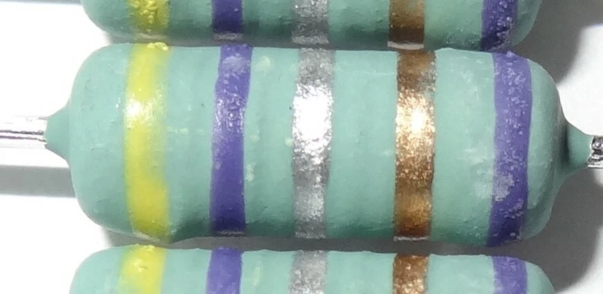 YAGEO 1 pc 0.47 ohm 3W Wire Wound Power Resistor .with flameproof coating