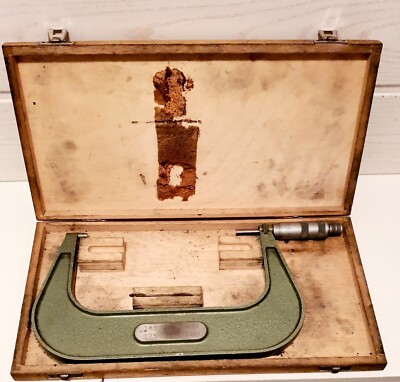 Mauser Gewinde Bügelmessschraube 150-175mm Im Holz Etui