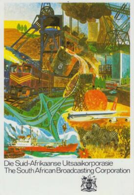 QSL KARTE SABC South African Broadcasting Corporation KW 4835 kHz von 1983