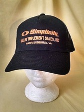 SIMPLICITY VALLEY IMPLEMENT SALES HAT HARRISONBURG VA BLACK ORANGE ADJ COBRA.
