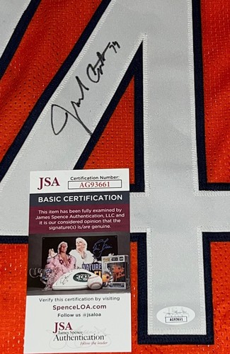 Jim Jimbo Covert Chicago Bears signed Custom jersey autographed JSA - Picture 2 of 2