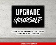 Workout Banner - Motivational Gym Decor - Fitness Wall Art