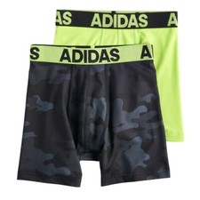Adidas Boys Sport Performance Climalite Graphic Assorted Pack Briefs Sz M L16103