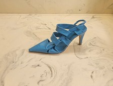 New Bottega Veneta 'Strappy' Pumps Blue Womens Size 5 US 35 Eur. MSRP 1150