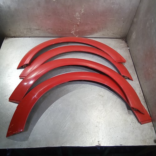 BMW Mini R55/R56/R57 2006-2013 FULL Set of Four Wheel Arch Trims 851 Chilli Red - Picture 2 of 16