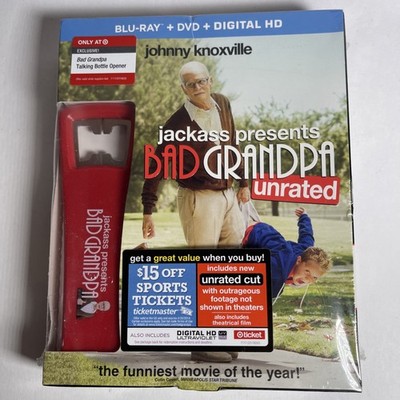 Jackass Presents: Bad Grandpa (Blu-ray Disc, 2014, 2-Disc Set) NEW Target
