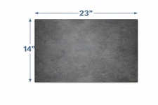 14" x 23" Steel Rectangle Plate -- 1/4" Thick-A36 Hot Rolled
