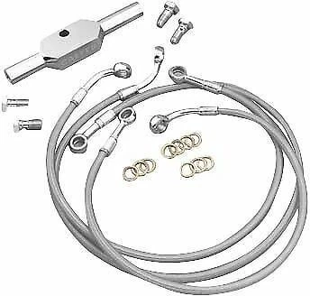 Galfer Brakes Cruiser Brake Line Kit FK003D258R Clear 19-8797 Stainless Clear Foto 2 de 4