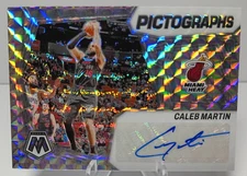 2023-24 Panini Mosaic Pictographs Mosaic Caleb Martin #PM-MAR Auto