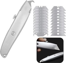 Teppichmesser Hakenklinge Set mit 10 Trapez- & 10