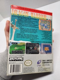 Dragon Warrior IV NES Nintendo CIB Game  Manual  2 Maps + Foam Complete 
