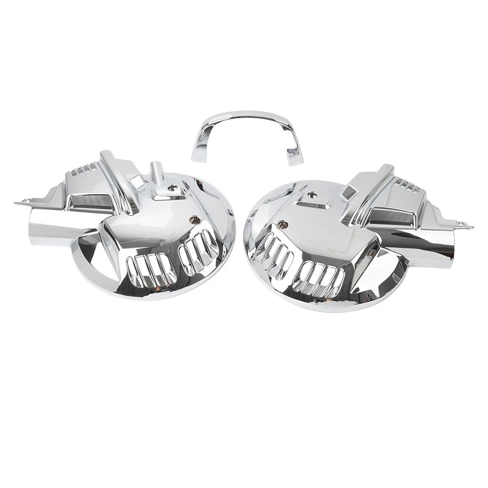 Cubiertas de disco de rotor de freno delantero cromadas para Honda Goldwing GL1500SE GL1500I 1988-00 Foto 3 de 4