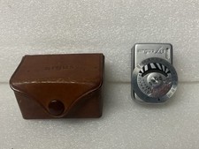 Vintage Argus L44 Light Meter with Leather Clip On Case Made in West Germany
