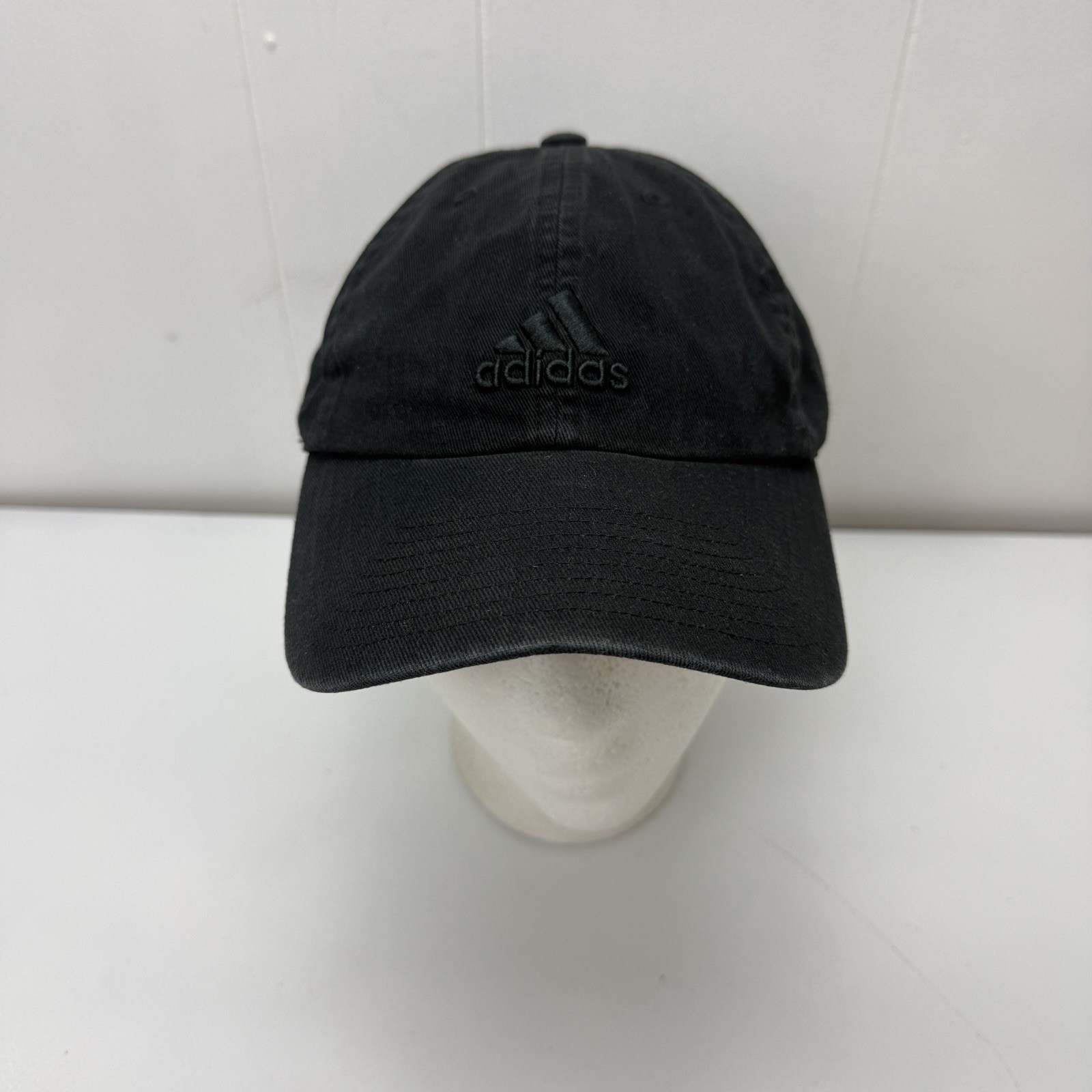 Adidas Hat Cap Black Strapback Adjustable Embroid… - image 2