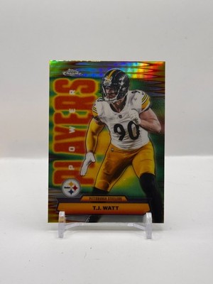 2025 Topps Chrome - Power Players T.J. Watt #PP-39 - Refractor