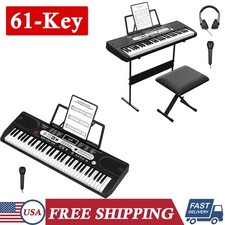 Keyboard Piano for Beginners 61 Key Portable Electric Piano Keyboard Teaching