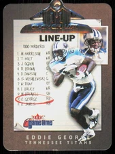 2001 Fleer Game Time Eddie George Tennessee Titans #10E
