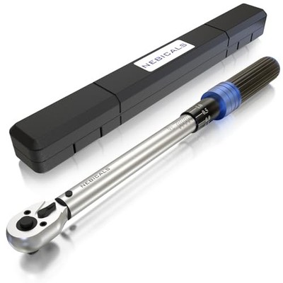 3/8'' 10-100 Ft Lb/15-135 Nm Torque Wrench/Heavy Duty/Dual Direction/High