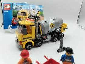 LEGO CITY: Cement Mixer (60018) 100% Complete + Instructions- NO Box
