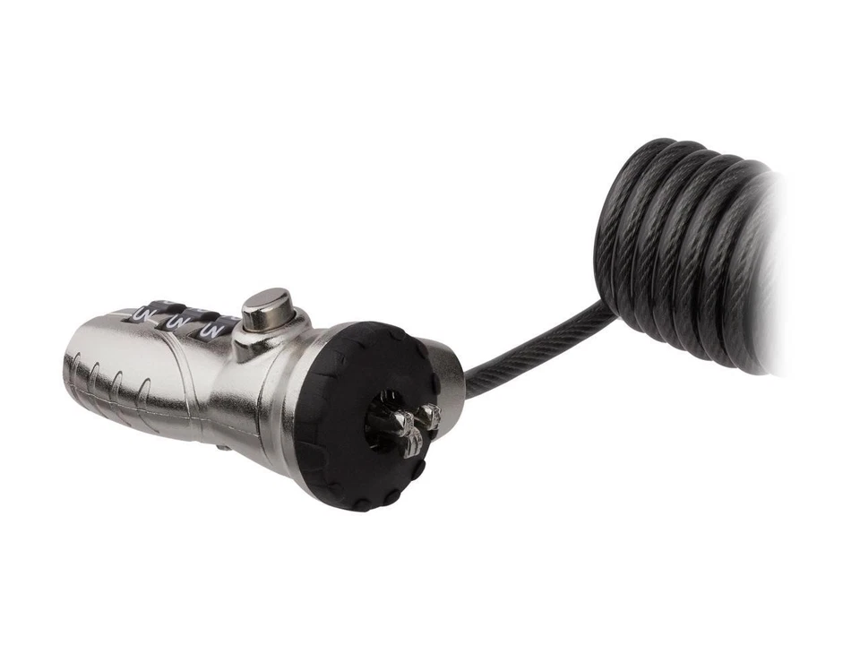 StarTech.com LTLOCK3DCOIL Laptop Cable Lock - With 6' Self-Coiling Cable - - Image 2 of 4