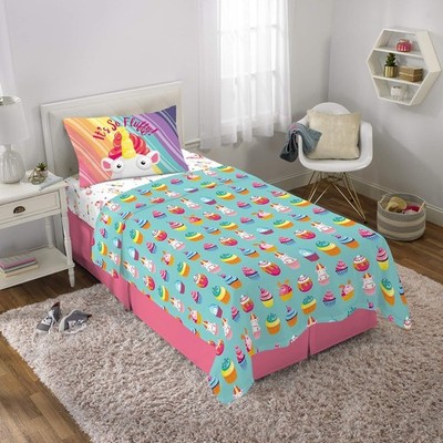 Despicable Me Minion Made ''Fluffy Sweet Shoppe'' 3pc Twin Sheet Set