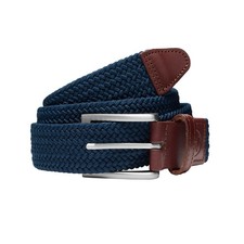 Puma Braided Weave Deep Navy Belt Men L/XL
