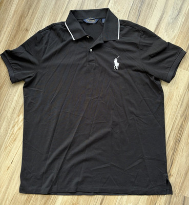Polo Golf Ralph Lauren Performance Pro Fit Polo Shirt Men s XL Black Big Pony