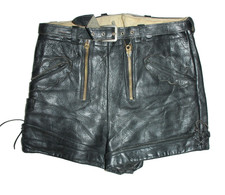 Leather children's costume smooth leather pants size 152 with belt Bavaria Oktoberfest