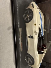 BBR Models Ferrari Monza Sp2 Gloss Italian White Blue Stripe 1/18 N 22