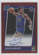 2021-22 Donruss Optic Rated Rookie Choice Prizm Signatures Moses Moody Auto 0l1u