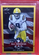 2020 Leaf Draft - All-American Joe Burrow #61 Gold (RC)
