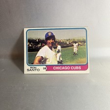 1974 Topps Ron Santo Chicago Cubs MLB Baseball Card 270 excellent!