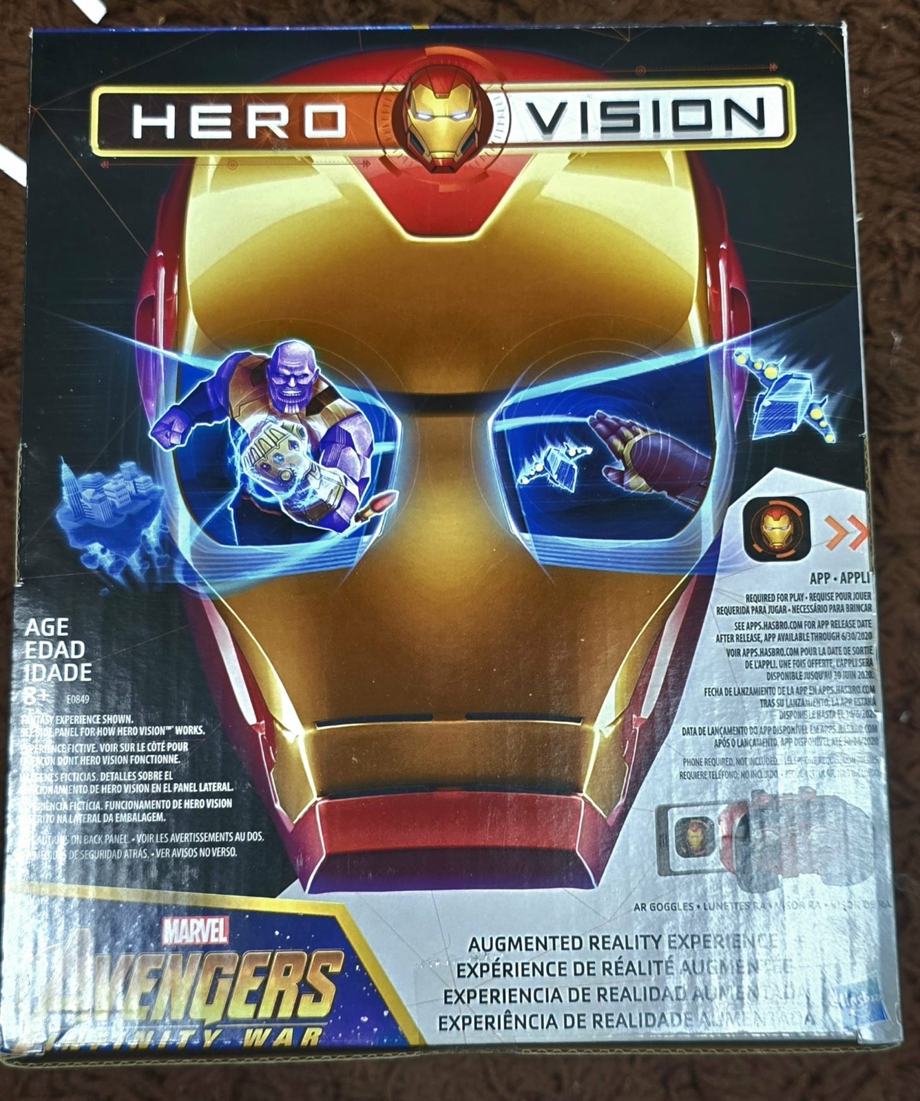 Marvel Avengers: Infinity War HERO VISION IRON MAN AR EXPERI