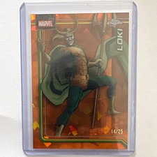 2026 Topps Chrome Marvel LOKI #131 Orange X-Fractor /25 14/25 RARE SSP