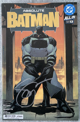 ABSOLUTE BATMAN #1 1ST PRINT SIGNED BY SCOTT SNYDER COA NM