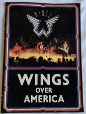 Paul McCartney Wings Over America Tour Program 1976 Beatles Magazine Vintage