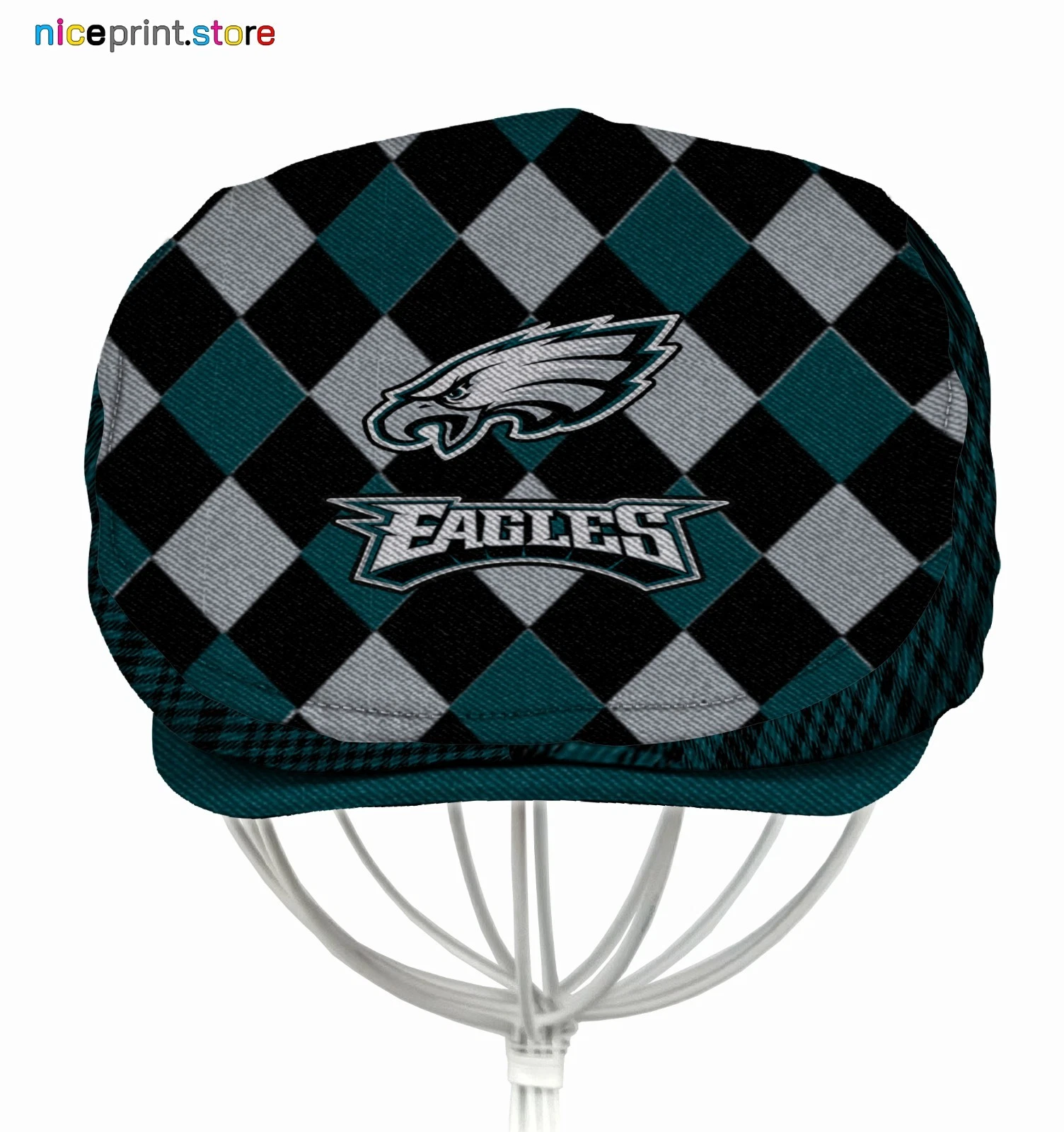 Philadelphia Team Eagles Jeff Cap football Beret Hat Eagles Flat Cap football Golf Cap