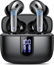 Auriculares Inalámbricos Bluetooth, Auriculares Bluetooth 5.3, 4 Mic con