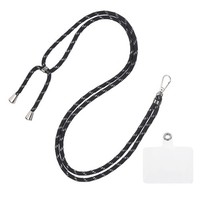 Handy SchlüSselband Mit Durchsichtig SchlüSselband AufnäHer Schwarz Silber 1Stk