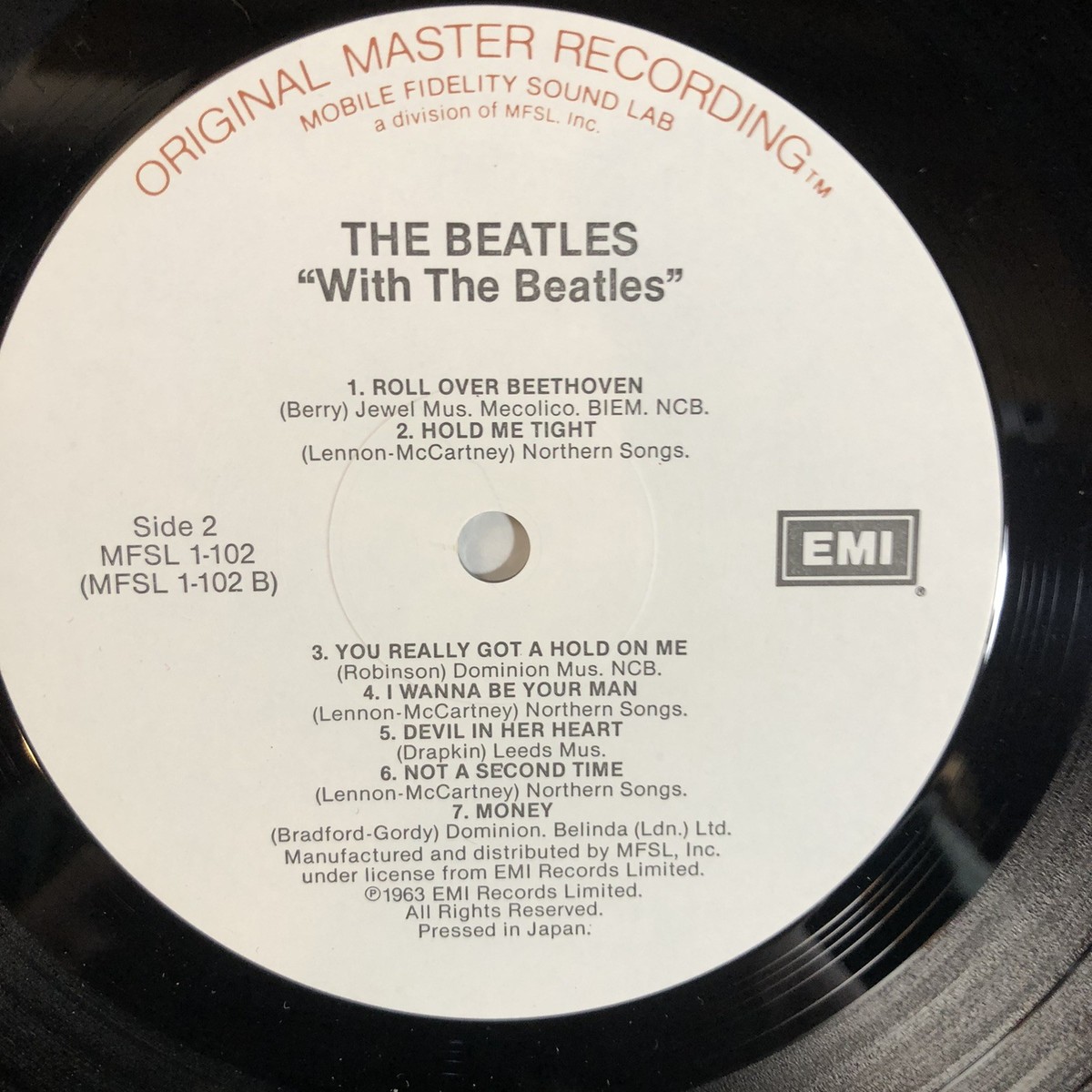 The Beatles / With The Beatles MFSL 1-102 Mobile Fidelity Original