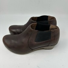 Dansko Marilyn Brown Genuine Leather Boots Women's 40 US 9.5-10