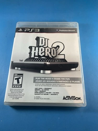 DJ Hero 2 Game Only Turntable Required PS3 Used