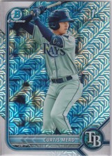 2022 Bowman #BCP-10 Curtis Mead Chrome Prospects Mojo Refractors