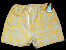 WESTSIDE MENS XL Swim Trunks Board Shorts NEW tags TIKI Beach Vintage 1980s
