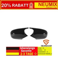 Spiegelkappen Außenspiegel Passend für BMW E90 E91 E92 E93 LCI Schwarz KFZ Auto