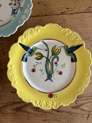 Set/5 ANTHROPOLOGIE Nature Table LOU ROTA Scalloped Salad Dessert