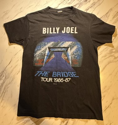 Rare Vintage Billy Joel The Bridge Tour 1986-1987 Concert T Shirt Size Large