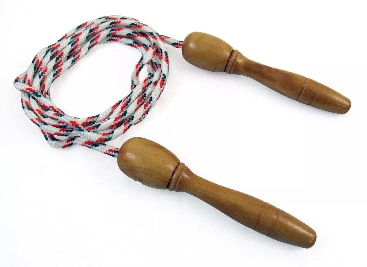 Wooden skipping rope hotsell