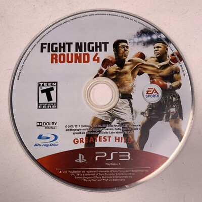 Fight Night Round 4 (PlayStation 3, 2009) PS3 Game Disc Only
